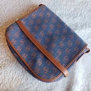 Canvas Monogram Dooney Burke Crossbody
